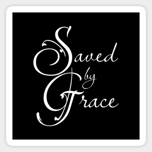 Saved by Grace Christian Design Sticker